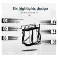 PVC shoulder bag PVC crossbody bag Fashion shoulder large capacity crossbody bag